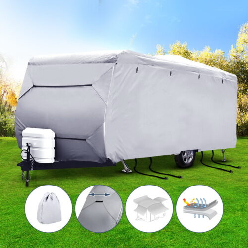 Weisshorn 18-20ft Caravan Cover Campervan 4 Layer UV Water Resistant - Image 8