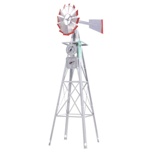 Garden Windmill 4FT 146cm Metal Ornaments Outdoor Decor Ornamental Wind Will - Image 2