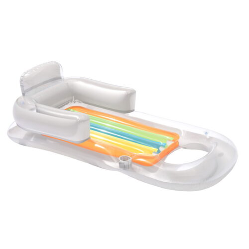 Bestway Pool Float Inflatable Lounge Seat Pillow Bed Cup Holder - Image 4