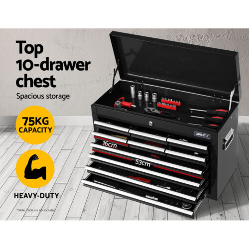Giantz 16 Drawer Tool Box Cabinet Chest Trolley Toolbox Garage Storage Box - Image 5