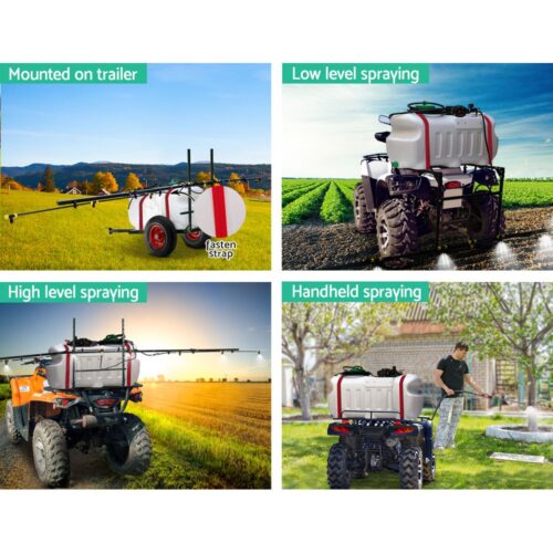 Giantz Weed Sprayer 100L Trailer 5M Boom Garden Spray - Image 6