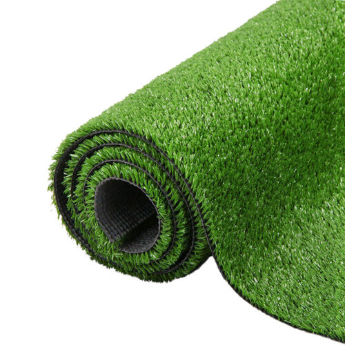 Prime Turf Artificial Grass 2mx10m 17mm Synthetic Fake Lawn Turf Plant Plastic Olive - Image 5