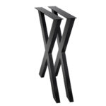 Artiss Metal Table Legs DIY X-shaped 71X60CM Set of 2