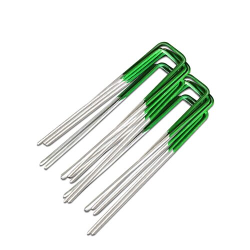 Prime Turf Artificial Grass 100pcs Synthetic Pins Fake Lawn Turf Weed Mat Pegs Joining Tape - Image 2
