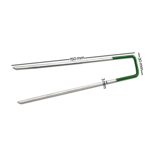 Prime Turf Artificial Grass 100pcs Synthetic Pins Fake Lawn Turf Weed Mat Pegs Joining Tape - Image 3