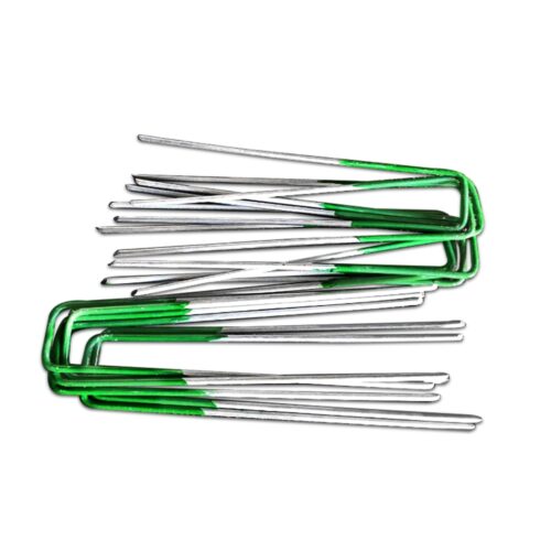 Prime Turf Artificial Grass 100pcs Synthetic Pins Fake Lawn Turf Weed Mat Pegs Joining Tape - Image 5