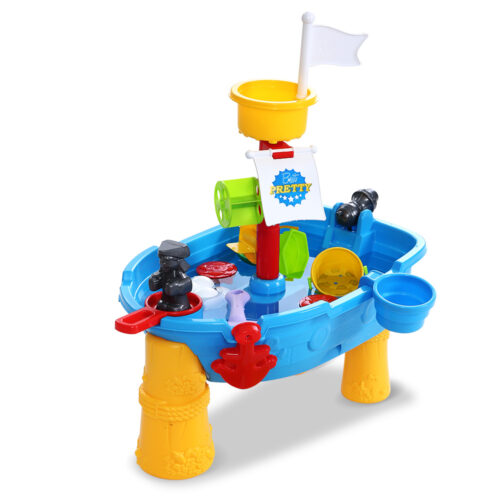 Keezi Kids Sandpit Pretend Play Set Outdoor Toys Water Table Activity Play Set - Image 2