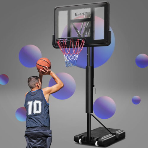 Everfit 3.05M Basketball Hoop Stand System Adjustable Height Portable Pro Black - Image 7