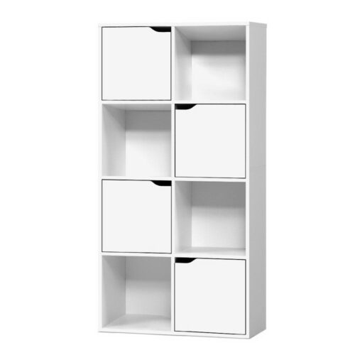 Artiss Bookshelf 8 Cube Shlef - DANA White - Image 3
