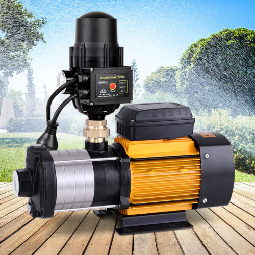 Giantz Garden Water Pump High Pressure 2000W 5-Stage Tank Irrigation Black - Image 9