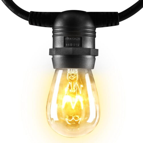 74m LED Festoon String Lights Outdoor Christmas Wedding Waterproof Garden Decor - Image 8