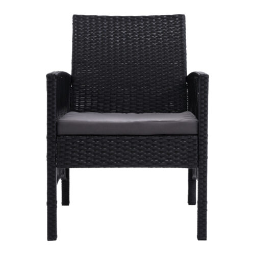 Gardeon 2PC Outdoor Dining Chairs Patio Furniture Wicker Lounge Chair Garden - Image 4