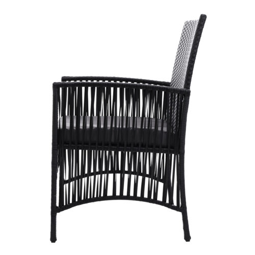 Gardeon 2PC Outdoor Dining Chairs Patio Furniture Wicker Lounge Chair Garden - Image 5
