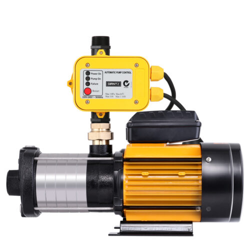 Giantz Garden Water Pump High Pressure 2500W 6-Stage Tank Irrigation Yellow - Image 5