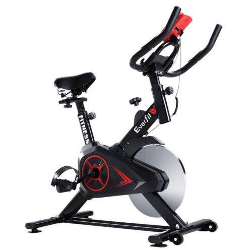 Everfit Spin Bike Exercise Bike Flywheel Cycling Home Gym Fitness Machine - Image 2