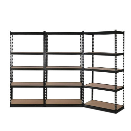3x1.5M Warehouse Shelving Racking Storage Garage Steel Metal Shelves Rack - Image 2