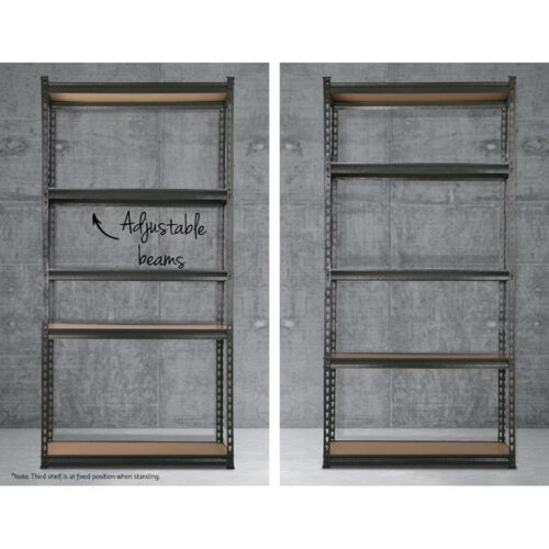 Giantz 2x1.8M Garage Shelving Warehouse Rack Pallet Racking Storage Charcoal - Image 6