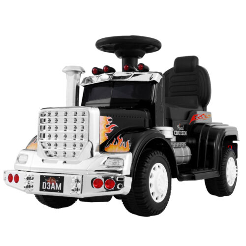 Rigo Kids Electric Ride On Car Truck Motorcycle Motorbike Toy Cars 6V Black - Image 2