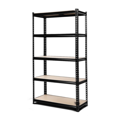 Giantz 1.5M Garage Shelving Warehouse Rack Pallet Racking Storage Shelve Black - Image 2