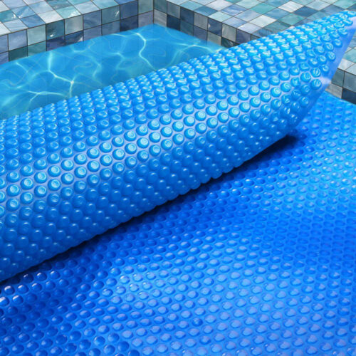 Aquabuddy Pool Cover 500 Micron 8.5x4.2m Swimming Pool Solar Blanket Blue Silver - Image 7