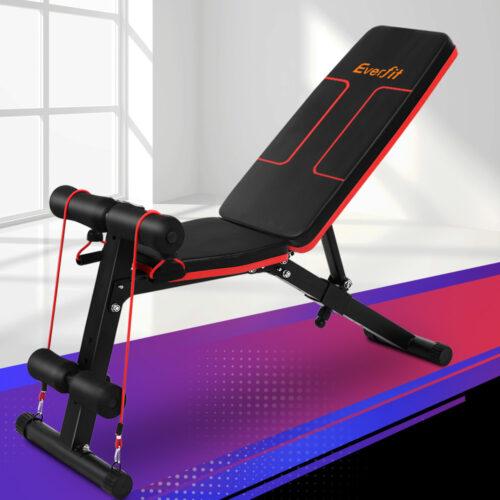 Everfit Weight Bench Adjustable FID Bench Press Home Gym 150kg Capacity - Image 8
