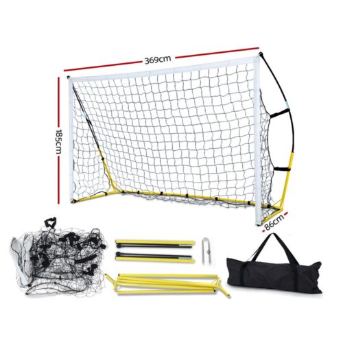Everfit 3.6m Football Soccer Net Portable Goal Net Rebounder Sports Training - Image 3