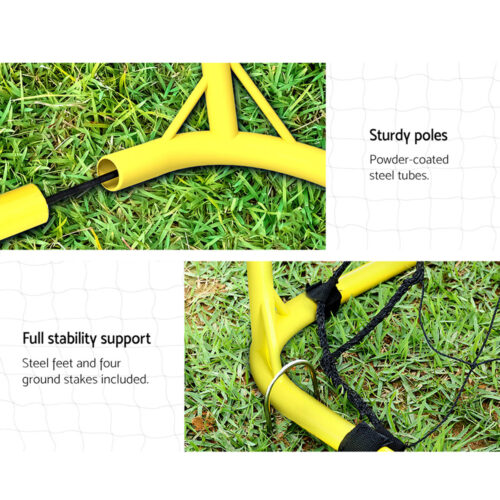 Everfit 3.6m Football Soccer Net Portable Goal Net Rebounder Sports Training - Image 4