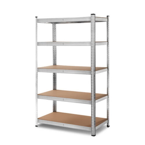 Giantz 1.8M Warehouse Racking Rack Shelving Garage Steel Metal Storage Shelves Silver - Image 2