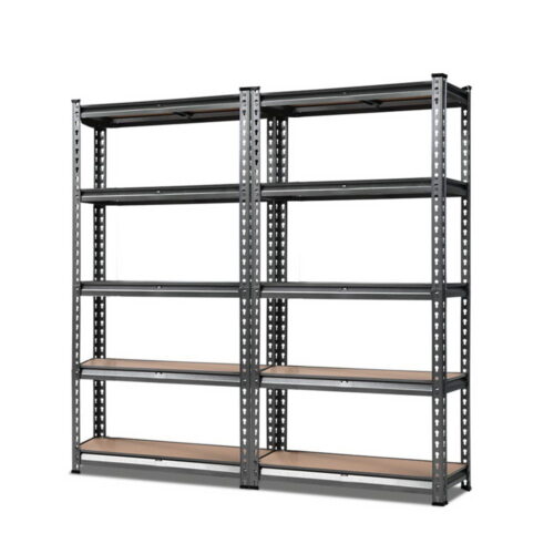 Giantz 2x1.5M Steel Warehouse Racking Rack Shelving Storage Garage Shelves Shelf - Image 2
