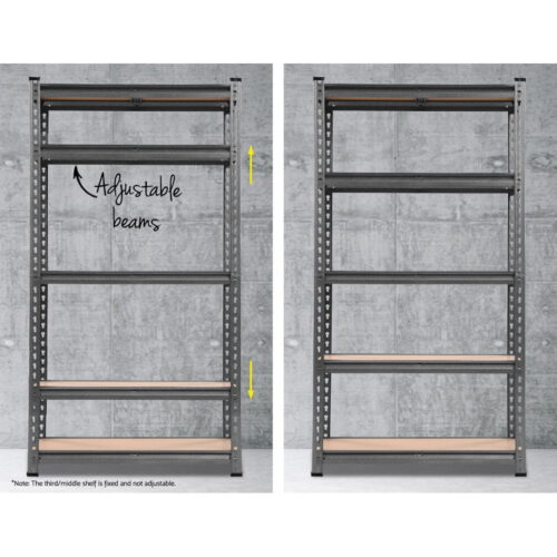 Giantz 2x1.5M Steel Warehouse Racking Rack Shelving Storage Garage Shelves Shelf - Image 6