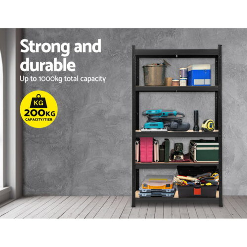 Giantz 1.8M Warehouse Racking Rack Shelving Garage Storage Steel Metal Shelves - Image 4