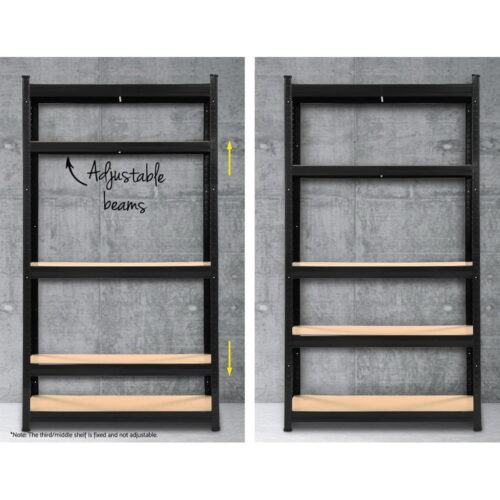 Giantz 1.8M Warehouse Racking Rack Shelving Garage Storage Steel Metal Shelves - Image 6