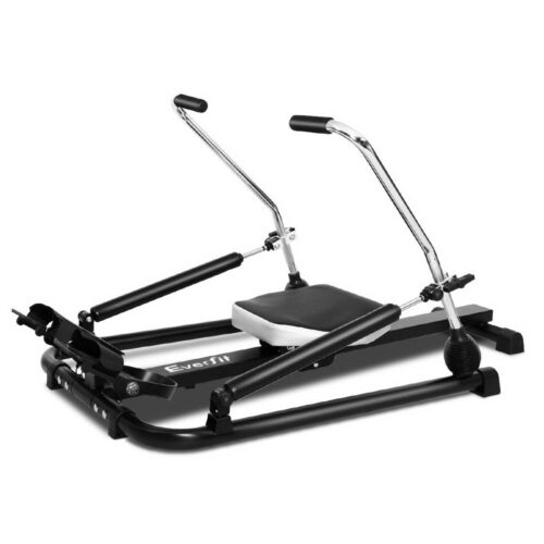 Everfit Rowing Machine Rower Hydraulic Resistance Fitness Gym Home Cardio - Image 2