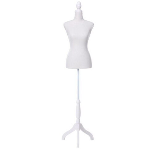 Female Mannequin 170cm Model Dressmaker Clothes Display Torso Tailor Wedding White - Image 2