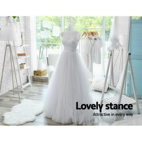 Female Mannequin 170cm Model Dressmaker Clothes Display Torso Tailor Wedding White - Image 7