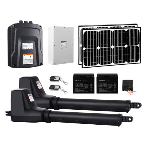 Lockmaster Dual Swing Gate Opener 800KG 40W Solar Panel - Image 2