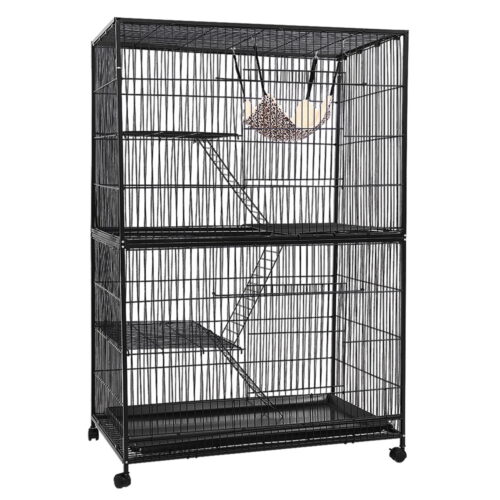 i.Pet Rabbit Cage 142cm Hutch 4 Level Bird Guinea Pig Ferret - Image 2