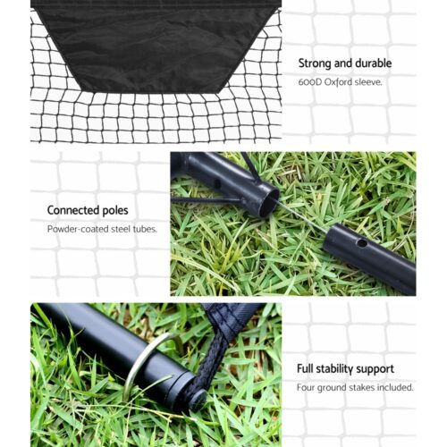 Everfit 2.1m Football Soccer Net Portable Goal Net Rebounder Sports Training - Image 5