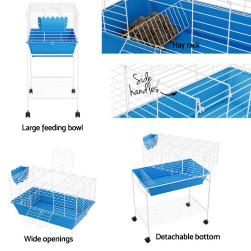 i.Pet Rabbit Cage 88cm Indoor Guinea Pig - Image 3