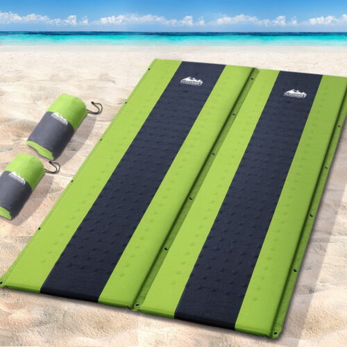 Weisshorn Self Inflating Mattress Camping Sleeping Mat Air Bed Pad Double Green - Image 7