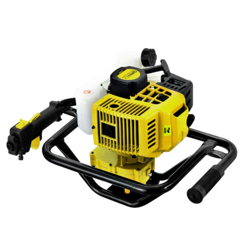 Giantz 92CC Post Hole Digger Motor Only Petrol Engine Yellow - Image 2