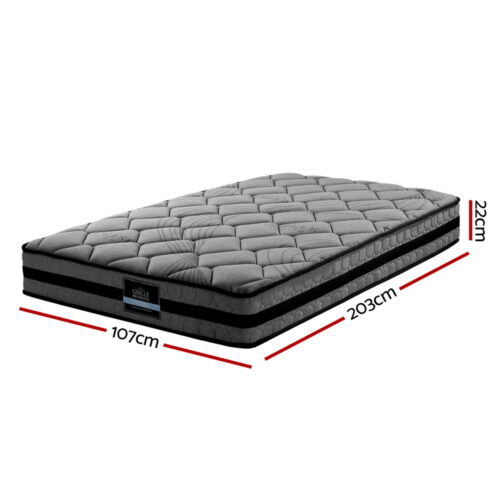 Giselle Bedding 22cm Mattress Medium Firm King Single - Image 2