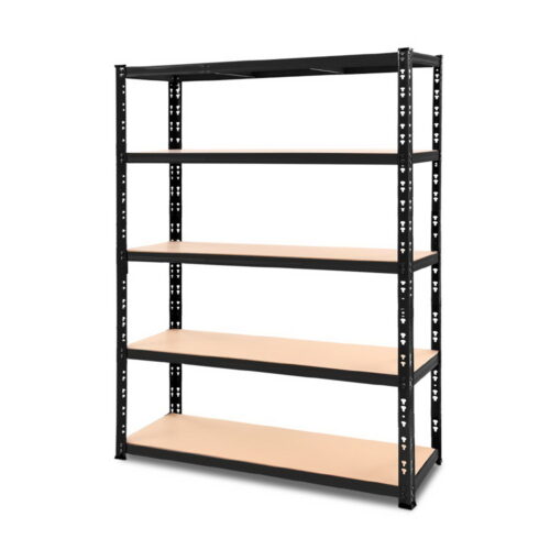 Giantz 1.8M Garage Shelving Warehouse Rack Pallet Racking Storage Shelve Black - Image 2