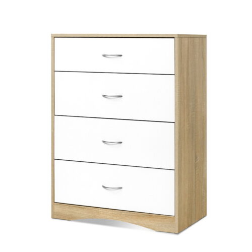 Artiss 4 Chest of Drawers - BURL - Image 3