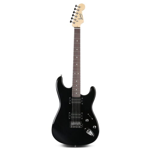 Alpha 41 Inch Electirc Guitar Humbucker Pickup Switch Full Size Black - Image 3