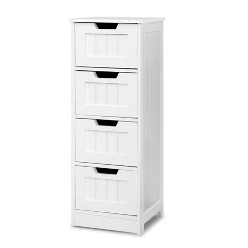 Artiss 4 Chest of Drawers - LEESA White - Image 3
