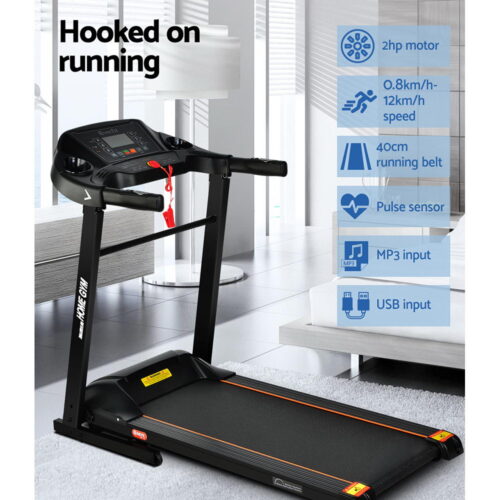 Everfit Treadmill Electric Home Gym Fitness Exercise Machine Foldable 400mm - Image 3