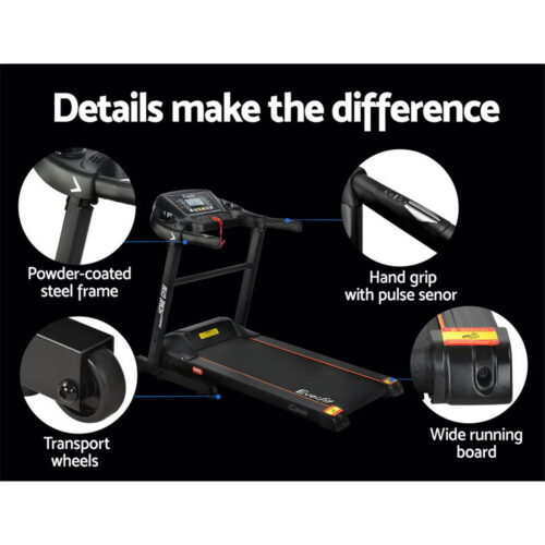 Everfit Treadmill Electric Home Gym Fitness Exercise Machine Foldable 400mm - Image 6