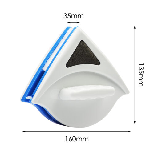 Magnetic Window Double Side Glass Wiper Cleaner Blue - Image 6