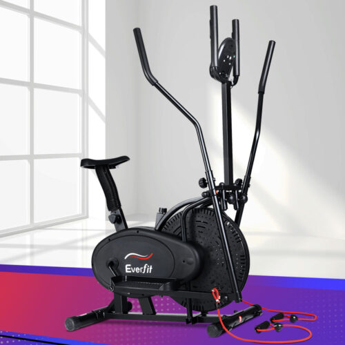 Everfit Exercise Bike 5 in 1 Elliptical Cross Trainer Home Gym Indoor Cardio - Image 8
